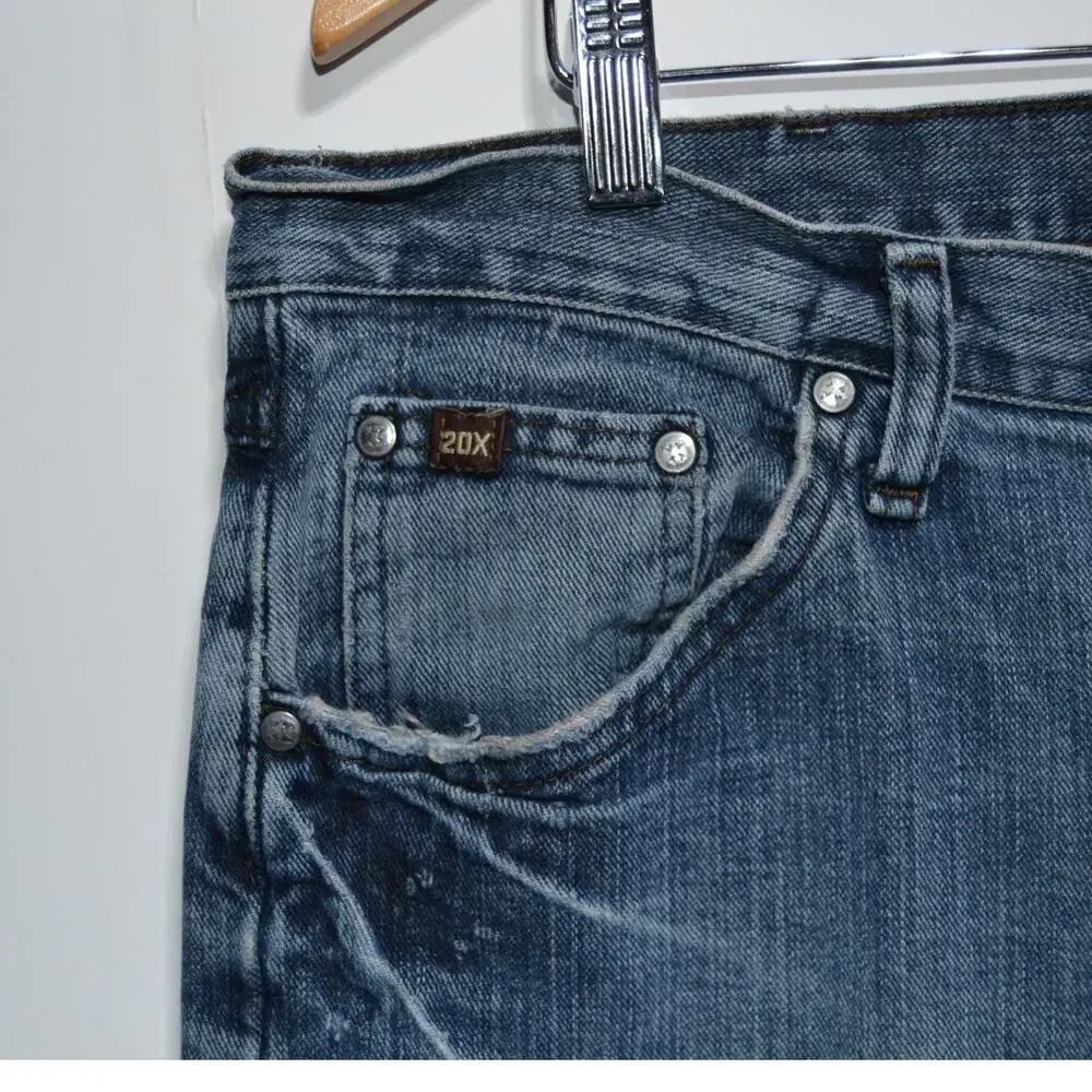 Wrangler 20X Style 33 Extreme Relaxed Men's Jeans 35 X 32